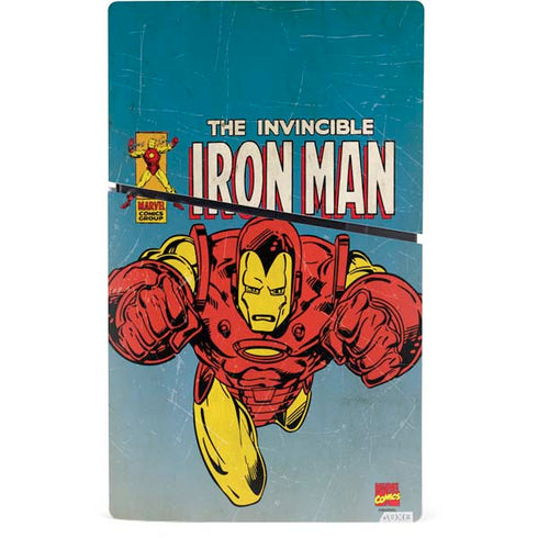 Marvel Classic Comics The Invincible Iron Man PS5 Slim Digital Edition Console Skin